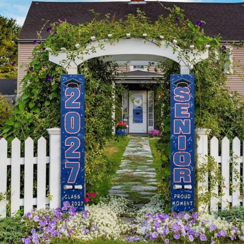 Blue Senior Night Party Banner 2027 Graduation Decorations - Image 4