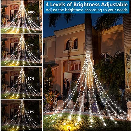Christmas Decorations Outdoor String Lights 8 Modes and Timer with Remote - Image 5