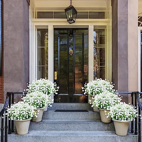 AGIRL Artificial Flowers Outdoor UV Resistant Fake Plant Garden Patio Decor - Image 6