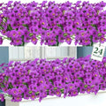 Ouddy Decor 24 Bundles Artificial Flowers for Outdoors Decorations, Purple by OuddyDecor