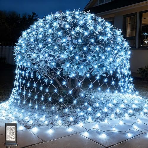 LitHome 14.8FT x 5FT Christmas Net Lights Outdoor Mesh Lights Connectable by LitHome