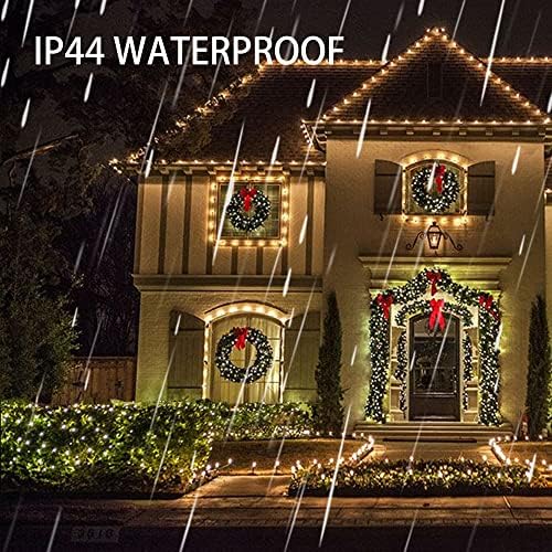 Dazzle Bright Warm White Christmas String Lights, 82ft 1000 LED Waterproof Green Wire Fairy Lights with 8 Modes, Outdoor Lights for Xmas Tree Holiday Wedding Party Christmas Decorations - Image 4