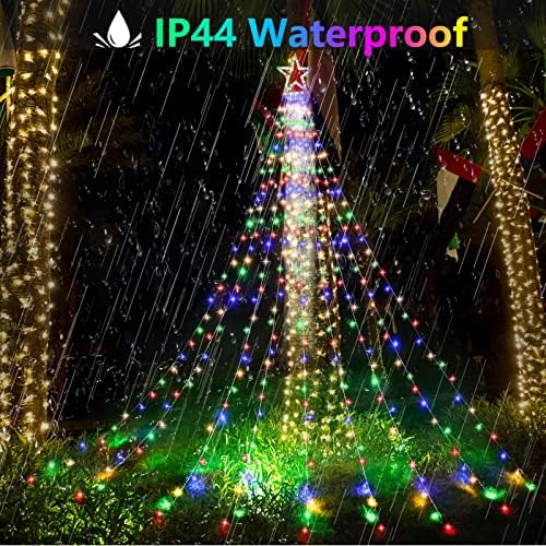 Christmas Decorations Star String Lights Color Changing Timer with Remote - Image 5
