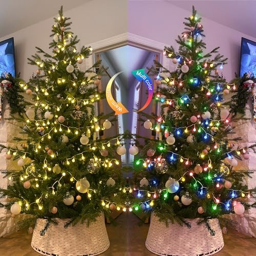 JMEXSUSS Globe String Lights Indoor Color Changing Christmas Lights Plug in - Image 4