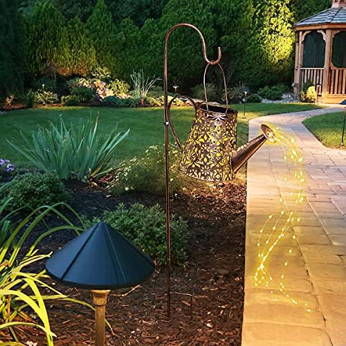 Solar Watering Can Light,Large Solar Powered Hanging Garden Decorate Lights - Image 2