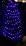 66FT 200 LED Fairy Lights Plug in, 8 Modes Twinkle Halloween Lights Purple - Image 7