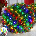Efunly LED Christmas Net Lights for Bushes Outdoor,100 LED 5ftx5ft Waterproof 8 Modes Connectable Mesh Lights for Bushes,Garden,Yard,Trunk,Outdoor Christmas Decorations by Efunly