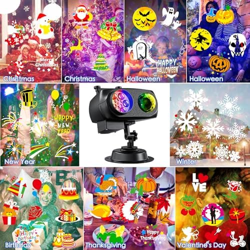 Nazuwke Halloween Christmas Projector Lights Outdoor, Holiday Projection - Image 5