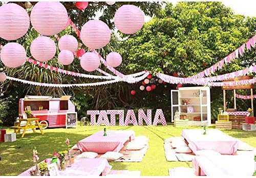 BEISHIDA Pink Paper Lanterns 10Pcs 4/6/8/10/12 Inch Round Chinese Lamp - Image 6