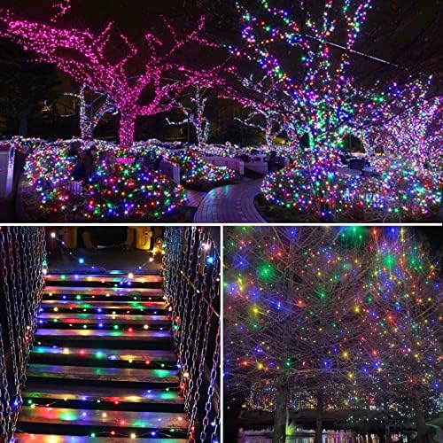 66FT 200 LED Fairy Lights Plug in, 8 Modes Twinkle Lights Multicolor - Image 4