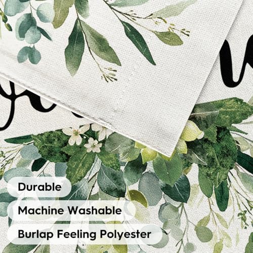 AVOIN colorlife Spring Summer Floral Welcome Garden Flag Outside 12x18 Inch - Image 7