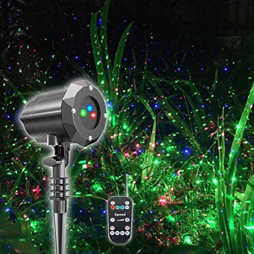 Poeland Garden Lights Moving Laser Christmas Lights Firefly Star Projector for Home and Garden - Image 3