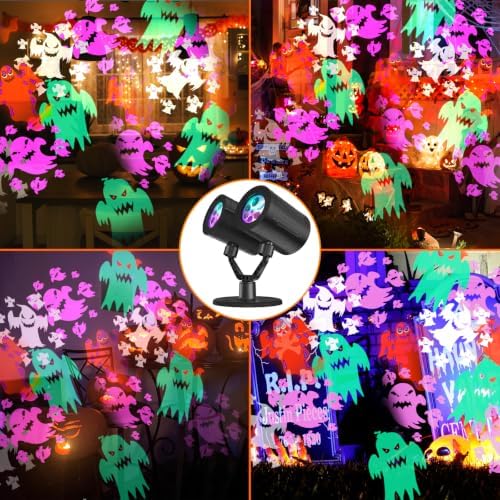 Halloween Projector Lights Outdoor Ghost Projector Light with Timer - Image 7