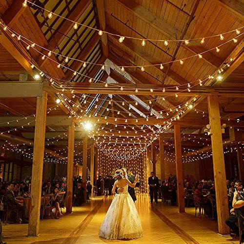 100ft Outdoor String Lights Waterproof Patio Lights,Shatterproof Led Outside Globes UL Listed Exterior, Indoor Lighting Backyard Bistro Party - Image 5