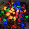 AWQ 50LED 49FT C9 Christmas String Lights Plug in Fairy Twinkle Multicolor by AWQ
