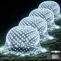 Pooqla Cool White Net Lights, 21x 5ft Christmas Lights Outdoor Clear Wire by Pooqla