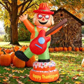 4.1FT Fall Thanksgiving Inflatables Outdoor Decorations with Built-in LEDs by inflatablesoutdoordecoration