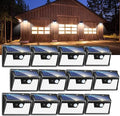 Peasur Solar Lights Outdoor Waterproof [12 Packs/140 LEDs], 3 Lighting Modes Solar Motion Sensor Light Outdoor, Ultra Bright Security Lights Outdoor Solar Lights for Outside Fence Yard Patio Deck by Peasur
