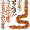 Ammyoo Fall Artificial Flowers Garland Fake Mums Vine for Home Decoration by Ammyoo