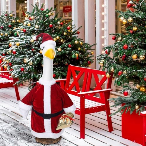 Cutecrop Christmas Santa Claus Goose Outfit Dresses Clothes 23" - Image 6