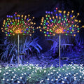 YOTOZU 2 PCS Solar Firework Light, Outdoor Solar Garden Decorative Lights 120 LED Powered 40 Copper Wires String DIY Landscape Light for Pathway (Multi-Color) by YOTOZU