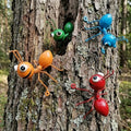 Metal Ants Set of 4 Colors Garden Decor Outdoor Sculpture Patio Decor Lawn Metal Yard Art Garden Statue Outdoor Decorative Metal Wall Art Garden Gifts Family and Garden Lovers by LUZDELGifts