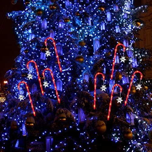 16 Pack 15inch Candy Cane Lights，Twinkle Christmas Candy Cane Pathway Markers, Xmas Pathway Lights Outdoor for Walkway Garden Lawn Holiday Decorations - Image 4