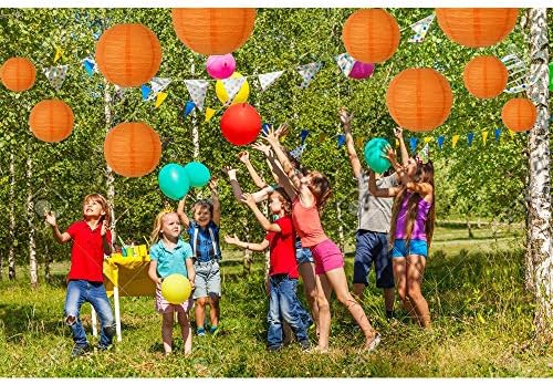 BEISHIDA Orange Paper Lanterns 10Pcs 4/6/8/10/12 Inch Round Chinese Lamp - Image 6