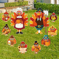 10PCS 20x12Inch Thanksgiving Yard Signs with Stakes Outdoor Turkey Decorations Waterproof Thanksgiving Lawn Decor for Garden Porch Farmhouse Party by Unknown
