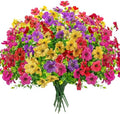 Der Rose 12 Bundles Artificial Flowers for Outdoors Fake Flowers Plants Spring Summer Decoration UV Resistant for Outside Home Porch Patio Garden Decor by DerRose