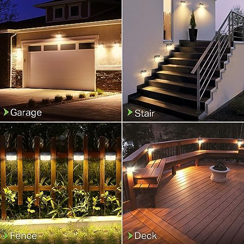 CLAONER Solar Lights Outdoor [ /126 LED], Wireless Motion Sensor Lights, IP65 Waterproof Security Lights 3 Modes, 270° Lighting Angle, Ultra-Bright Wall Lights for Deck Patio Fence Garage - Image 2
