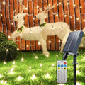 Solar Christmas Net Lights Outdoor -208Led 9.9x6.6Ft Warm White by YAOZHOU
