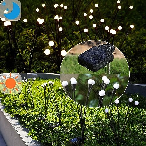 Solar Garden Lights Outdoor Waterproof, Swaying Firefly Light, Garden Decor - Image 5