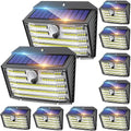 CLAONER Solar Lights Outdoor [ /126 LED], Wireless Motion Sensor Lights, IP65 Waterproof Security Lights 3 Modes, 270° Lighting Angle, Ultra-Bright Wall Lights for Deck Patio Fence Garage by Claoner