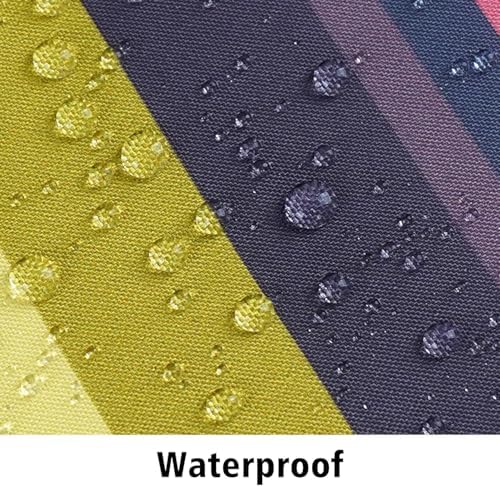 Outdoor Tablecloth with Umbrella Hole and Zipper, Round Patio Table Covers for Spring/Summer, Machine Washable Outdoor Picnic Table Cloth (Stripes, 60" Round) - Image 3