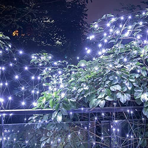 AWQ 200 LED 9.8ftx6.6ft String Lights Net Mesh Lights Christmas Light White - Image 3