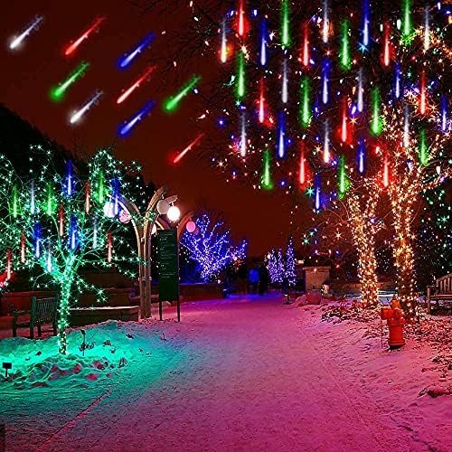 Meteor Shower Lights for Christmas New Year Party Outdoor Decor, Multicolor - Image 5