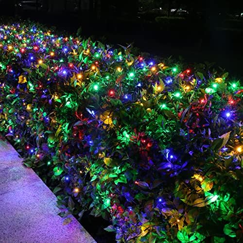Lomotech 12ft x 5ft 360 LED Christmas Net Lights(1 Pack, Multicolor) by Lomotech