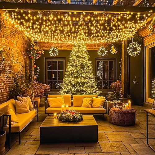 JMEXSUSS 1000 LED 328 FT Christmas Lights, String Lights Plug in - Image 4