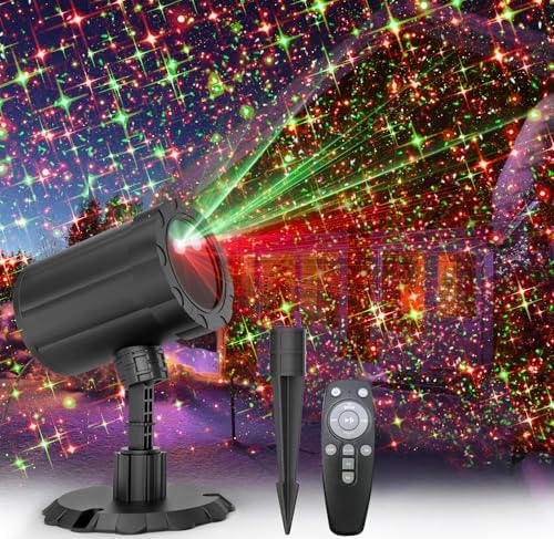 Christmas Projector Lights Outdoor by BLOFUNmakelifebetter