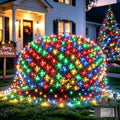 Pooqla Colorful Net Lights, 15x 5ft Christmas Lights Outdoor Green Wire by Pooqla
