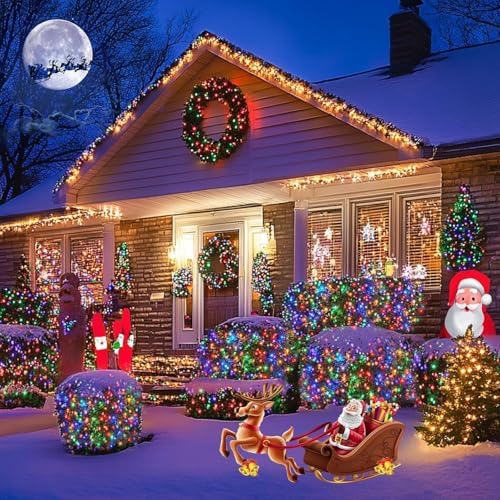 JMEXSUSS 360 LED Net Christmas Lights, Warm White to Multicolor - Image 3