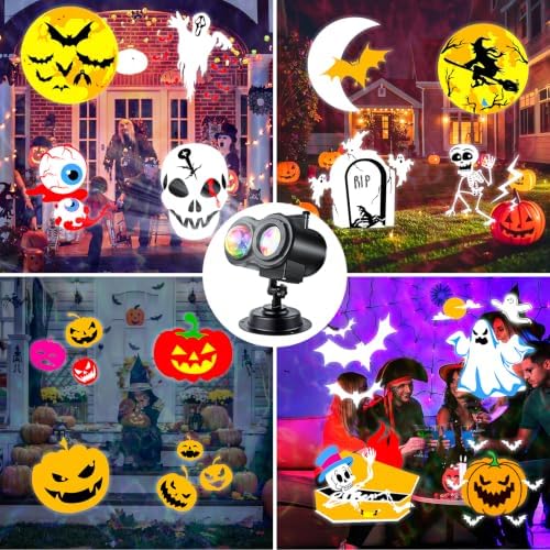 Halloween Projector Lights Outdoor, Snowflake Christmas Projector Lights - Image 3