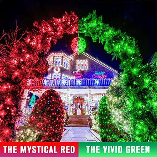 JMEXSUSS 168ft 600 LED Red to Green Halloween Lights Outdoor Indoor - Image 6
