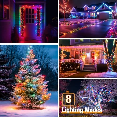 btfarm Solar String Lights Outdoor, 33 FT 80LED Fairy Lights - Image 3