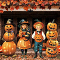 4 Pcs Fall Halloween Yard Decoration Outdoor, Pumpkin Yard Signs with Stake by Bencailor