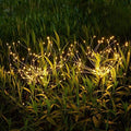 HELESIN 2 Pack Solar Firework Lights Outdoor Garden String Lights, Waterproof DIY Twinkle Fairy Lights for Pathway Walkway Backyard Christmas Party Decor, Warm White by HELESIN