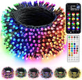 Dazzle Bright Smart Christmas String Lights, 98FT 300 LED RGB Color Changing String Lights with Remote & App Controlled, Halloween Decorations for Indoor Outdoor Holiday Xmas Tree Party Decor by DazzleBright