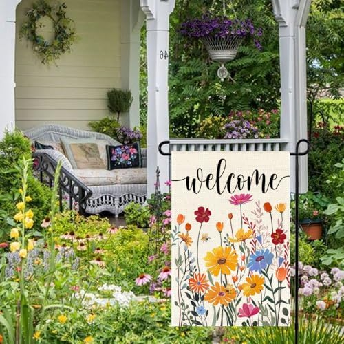 Spring Summer Garden Flag 12x18 Inch Outside Yard Porch Decoration - Image 3
