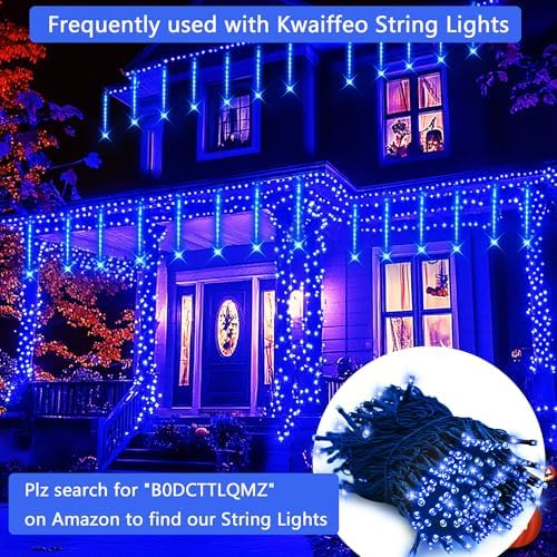Kwaiffeo Meteor Shower Lights Outdoor for Xmas Halloween Decor Yard Lawn - Image 6
